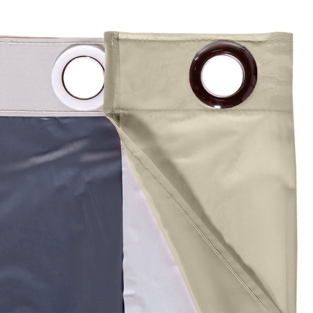 Cortina Blackout Pratika 2,00X1,60 M Lisa Slim Havan Casa - Areia