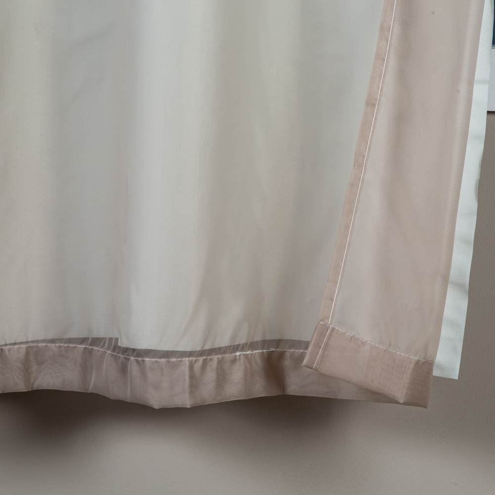 Cortina Blackout Pratika 2,00X1,60 M Lisa Slim Havan Casa - Latte