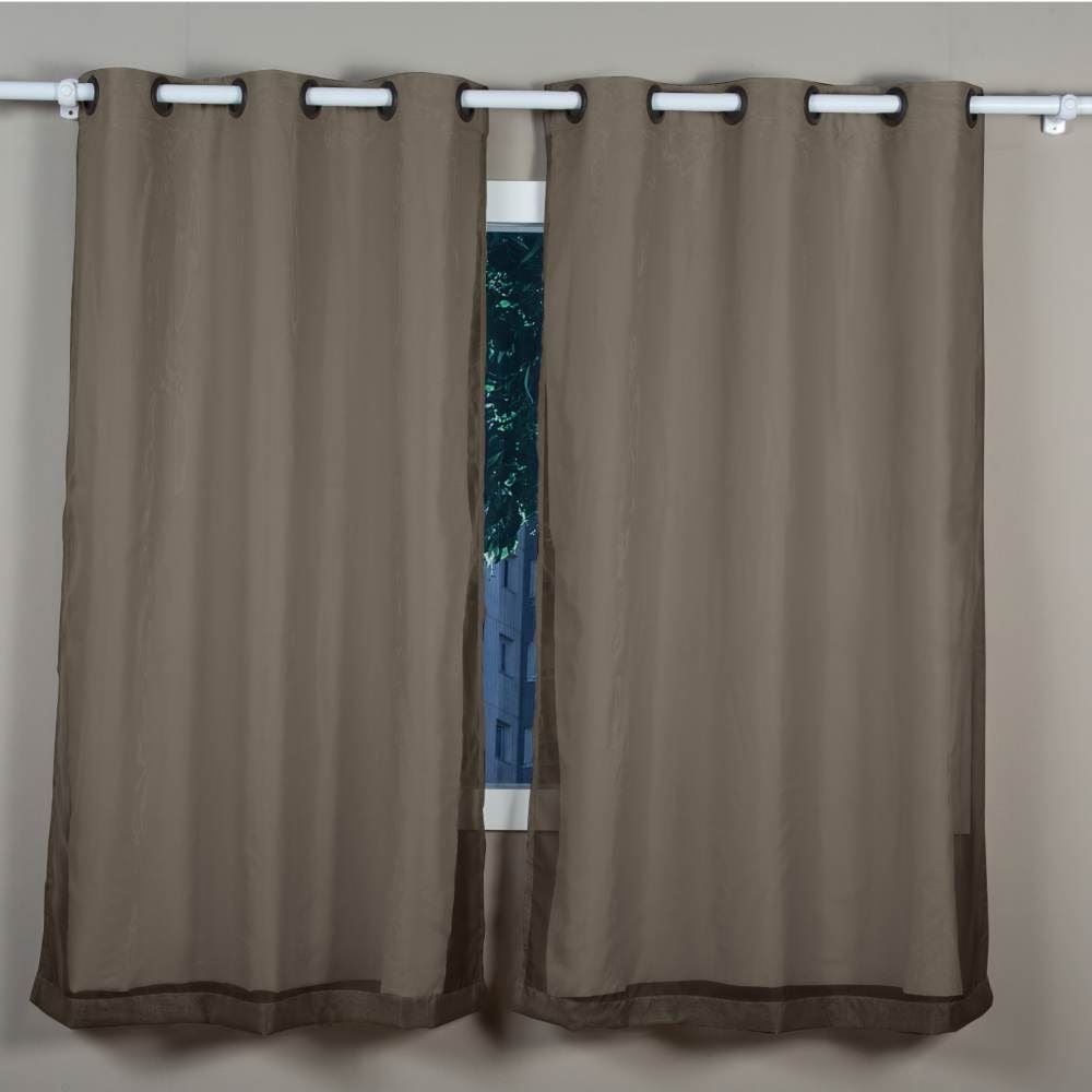 Cortina Blackout Pratika 2,00X1,60 M Lisa Slim Havan Casa - Taupe