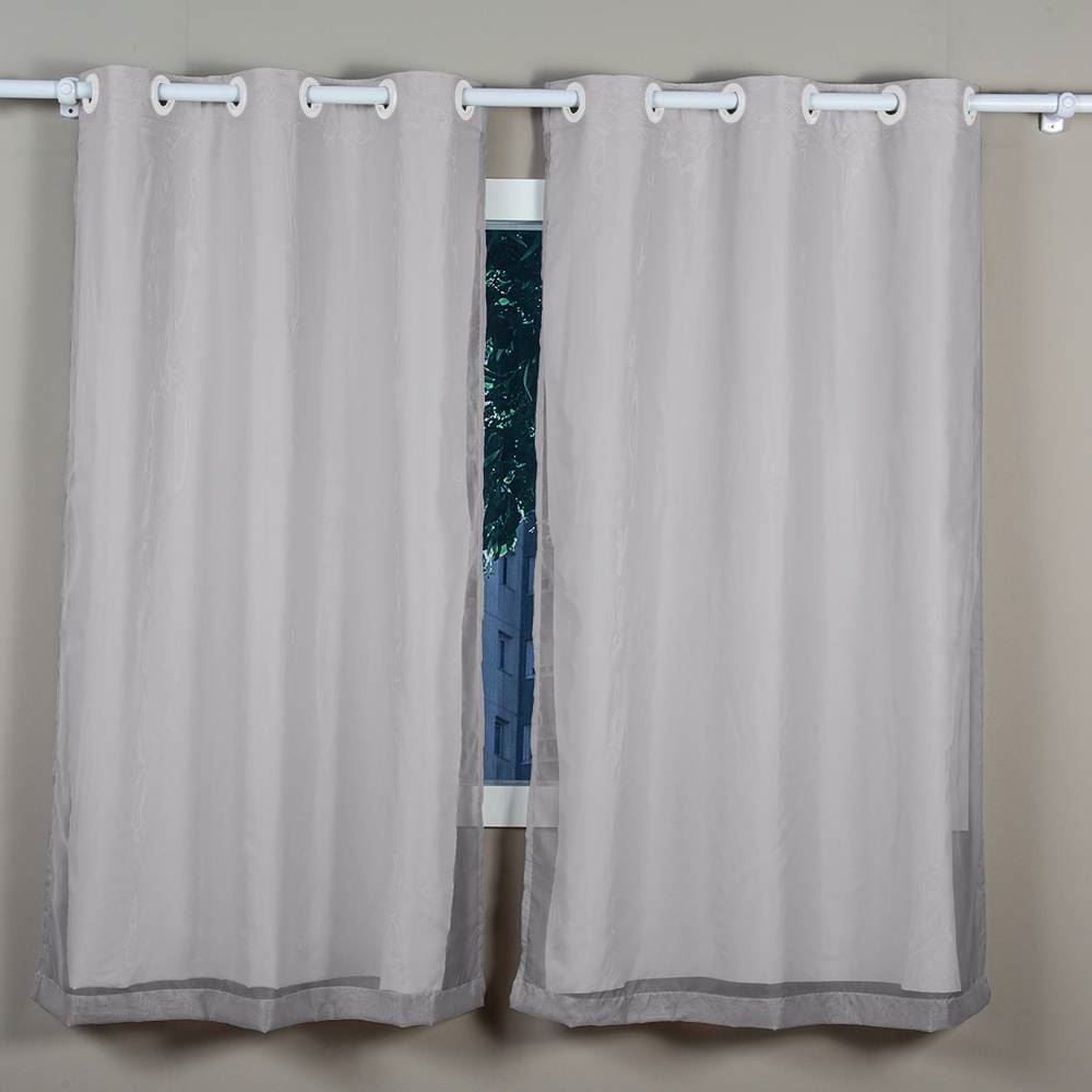 Cortina Blackout Pratika 2,00X1,60 M Lisa Slim Havan Casa - Grafite