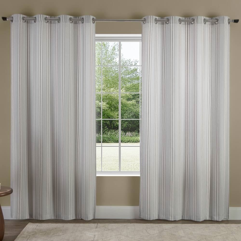 Cortina para Quarto e Sala 2,60X2,30 m Chenille Havan Casa - Berlim Cinza