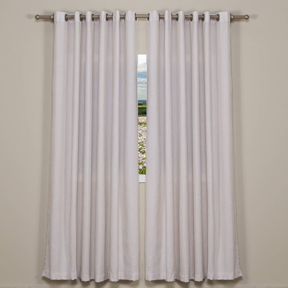 Cortina Chenille 4,00X2,30M Para Quarto E Sala - Branco