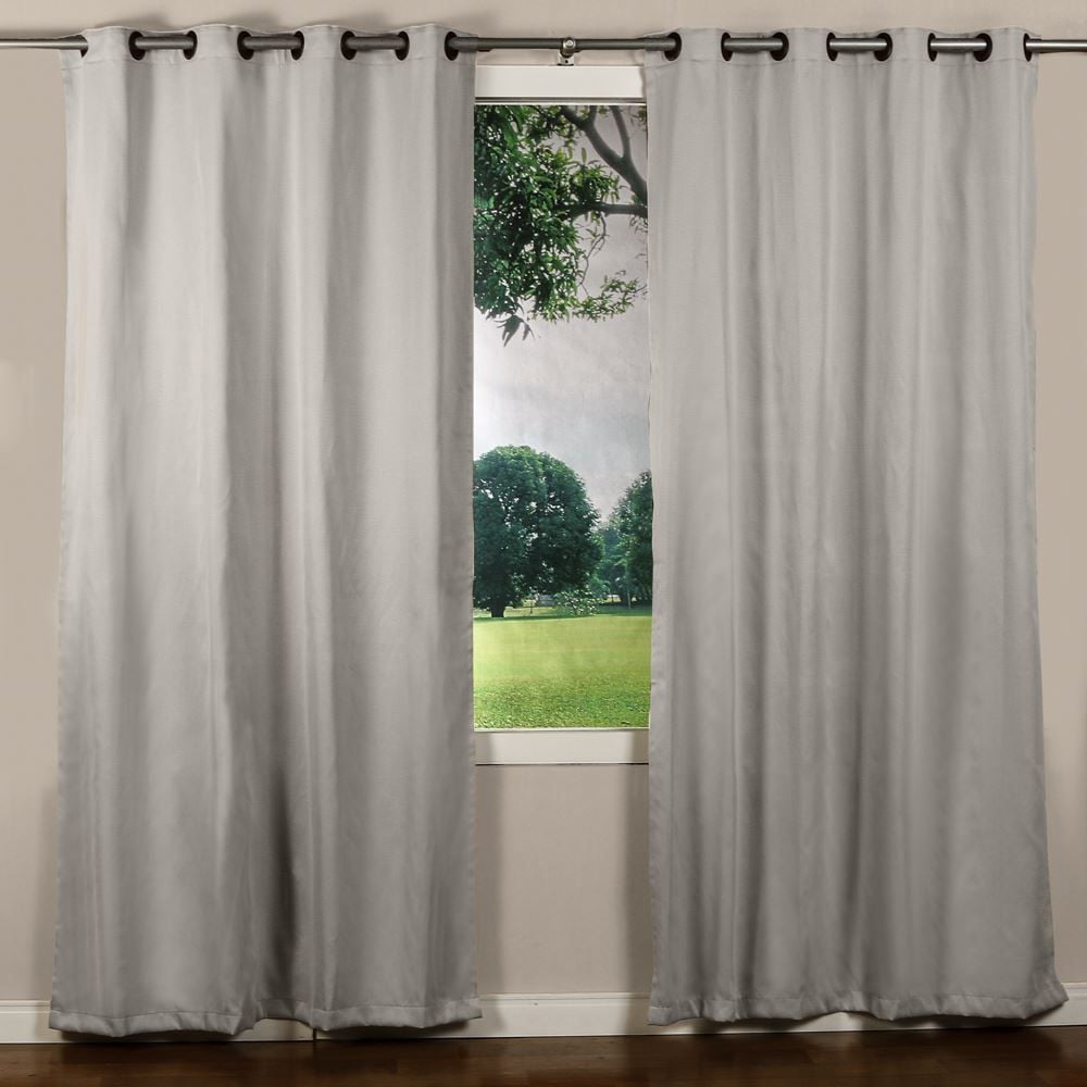 Cortina Para Quarto E Sala 2,60X2,30 M Corta Luz Tecido Brilho Liso - Taupe