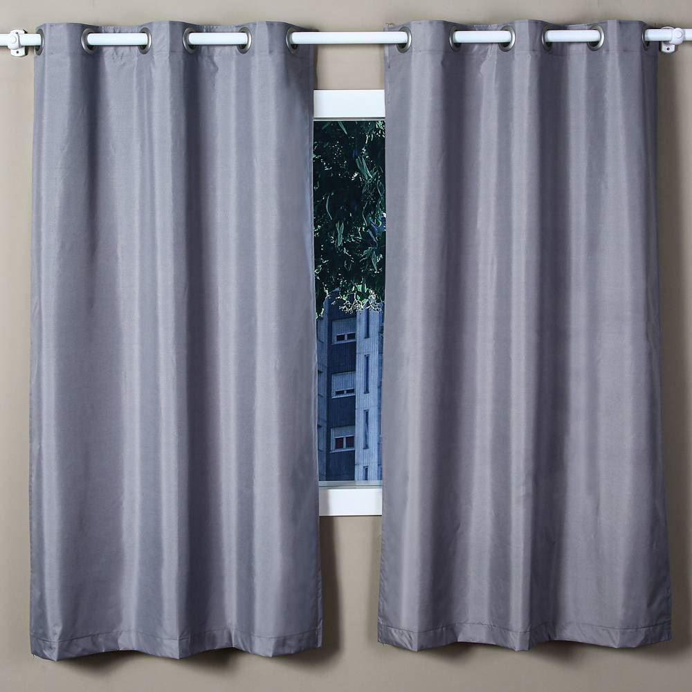 Cortina Para Quarto E Sala Corta Luz 2,00X1,60 M Uni City Havan - Titanio