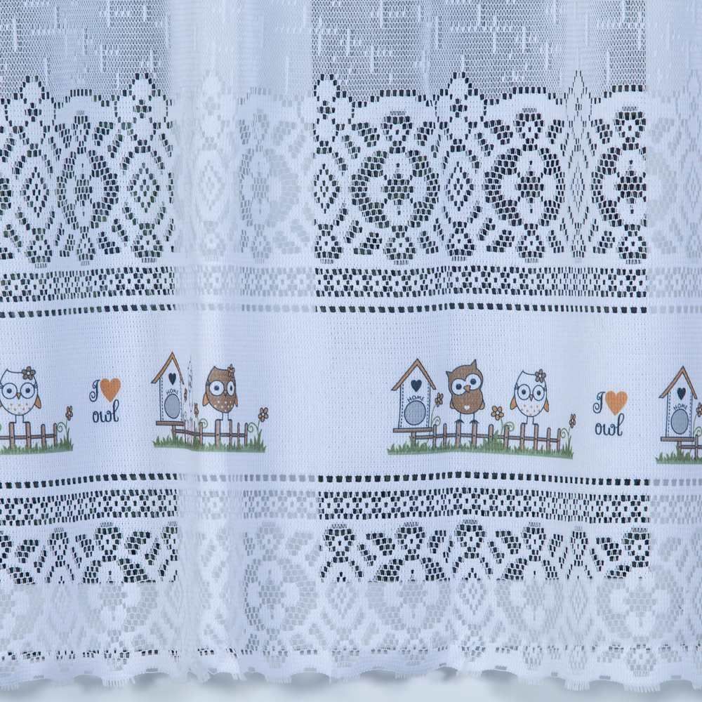 Cortina De Renda Para Cozinha Valencia 2,00X1,20M Havan - Corujinhas