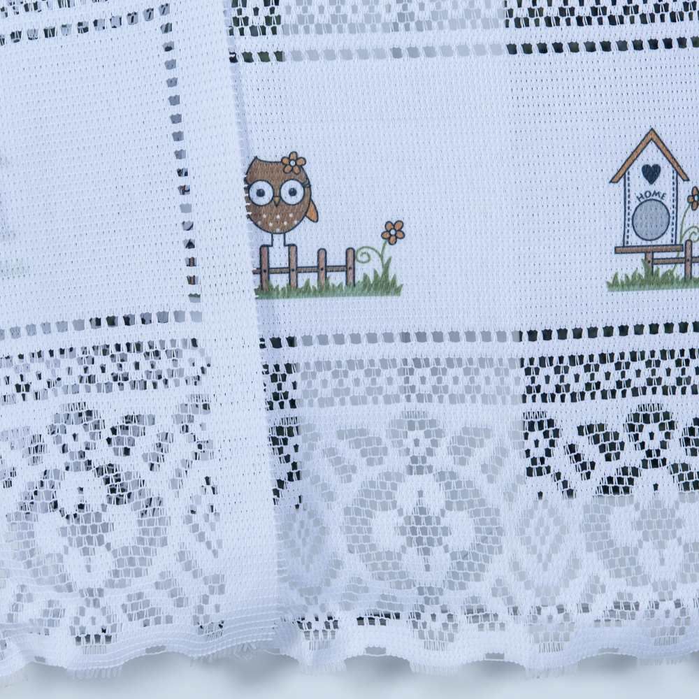 Cortina De Renda Para Cozinha Valencia 2,00X1,20M Havan - Corujinhas