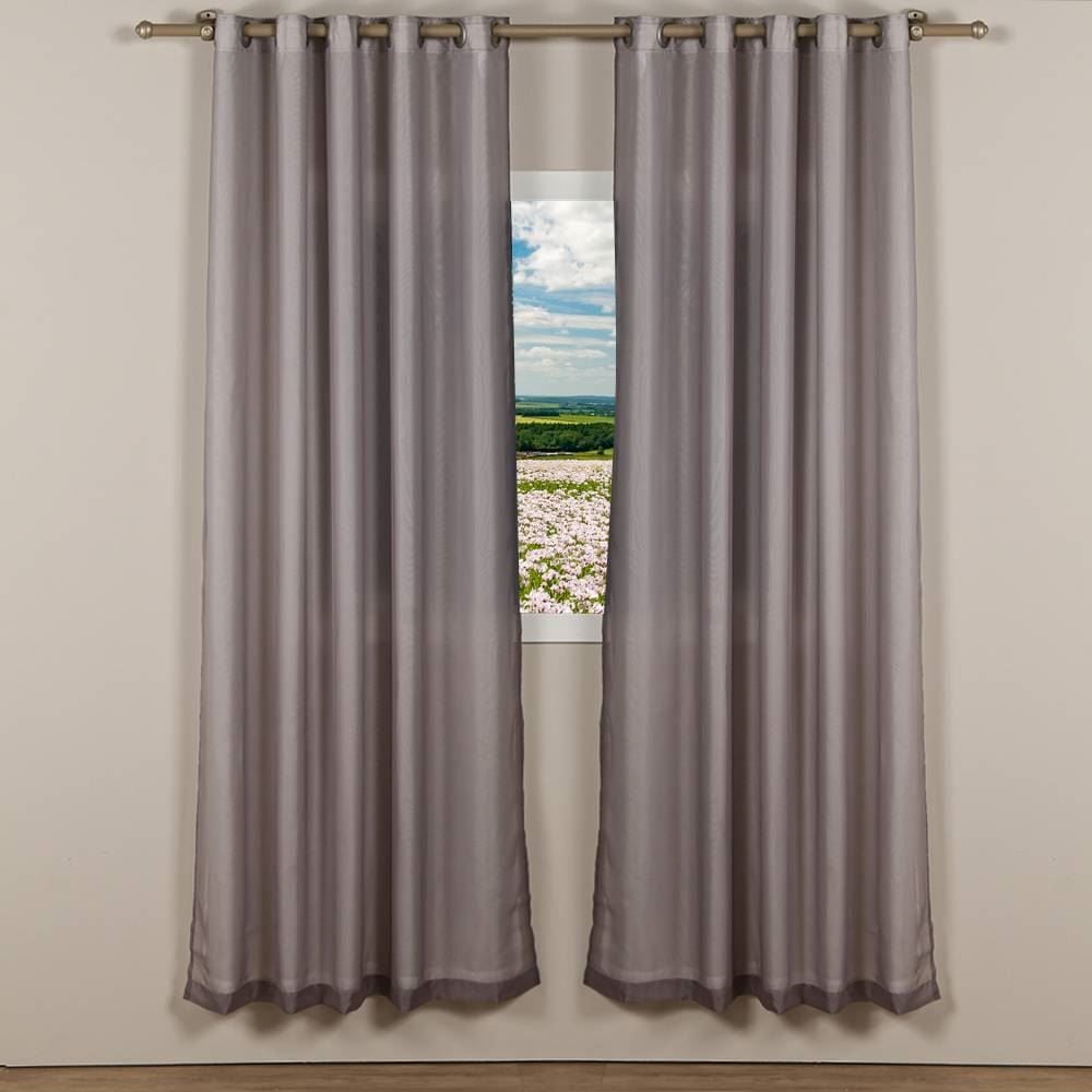 Cortina Duplex 3,00X2,30 M Para Quarto E Sala Havan Casa - Titanium