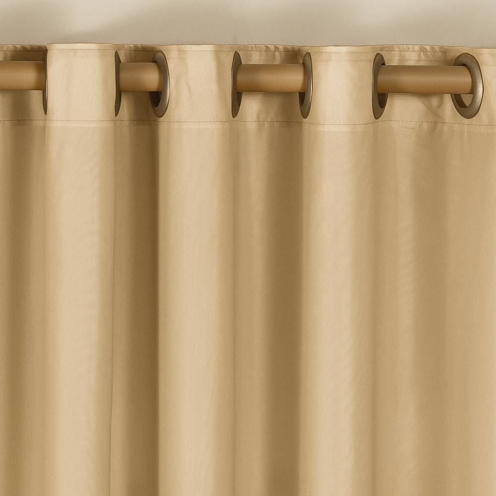 Cortina Duplex 3,00X2,30 M Para Quarto E Sala Havan Casa - Areia