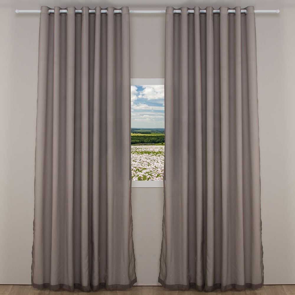 Cortina Para Quarto Ou Sala 4,20X2,80M Duplex Lisboa Havan Casa - Taupe