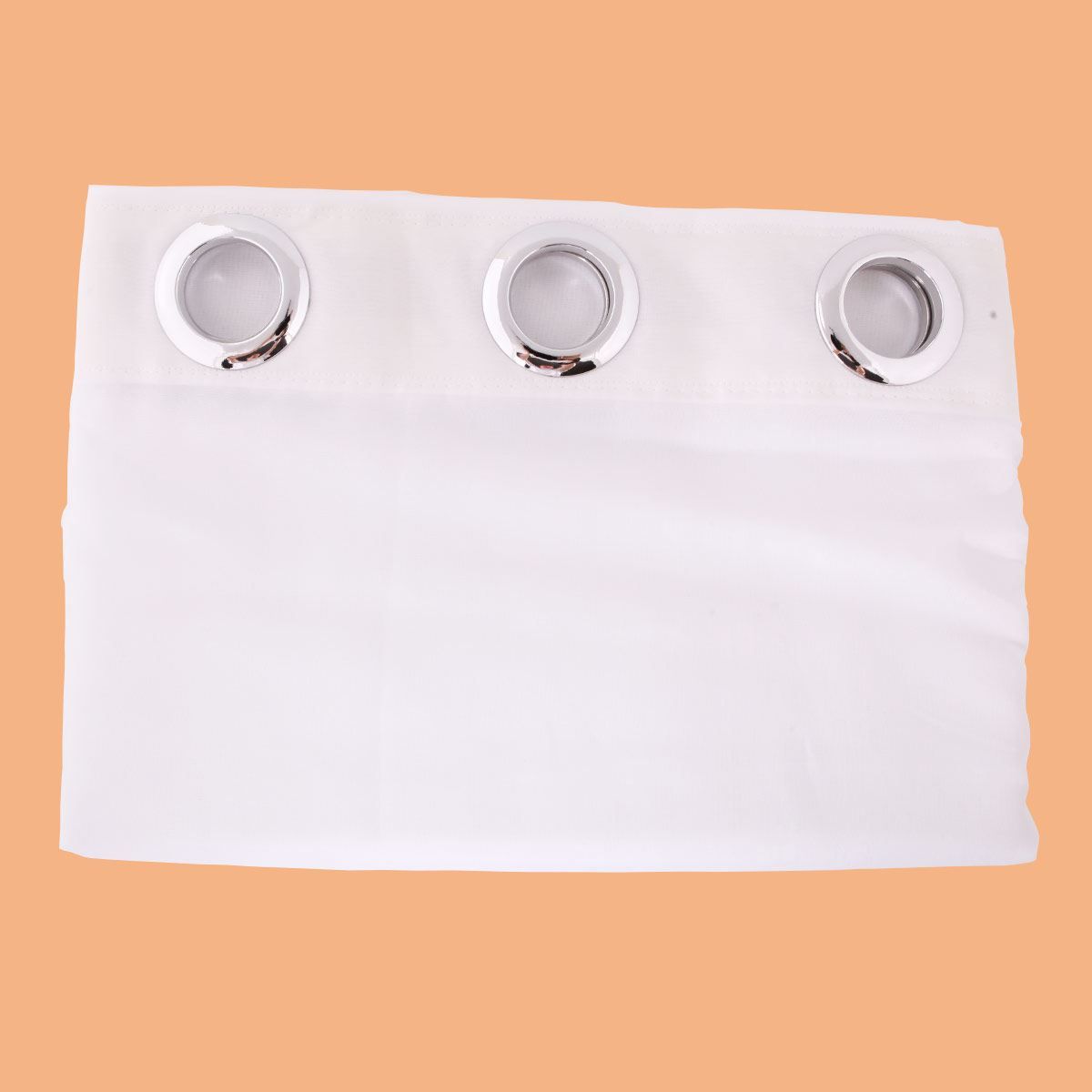 Cortina Duplex Lisa 4,20X2,30M Quarto E Sala - Branco