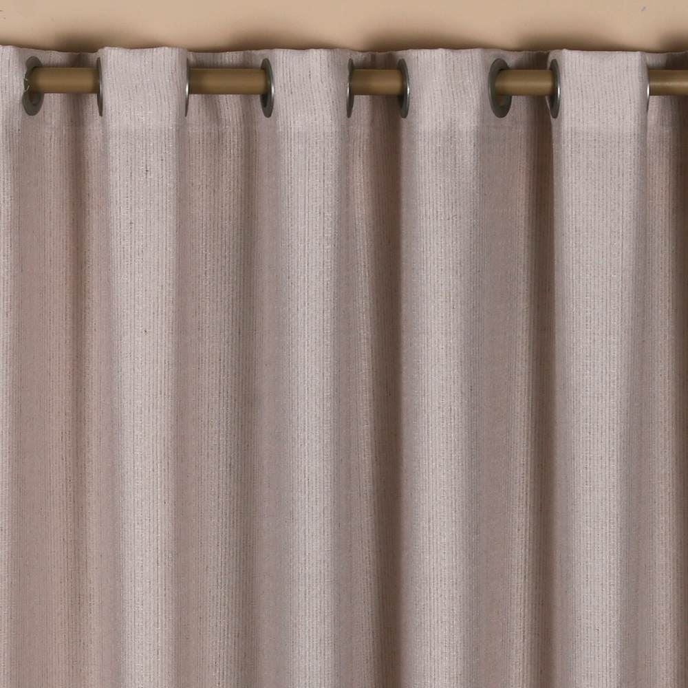 Cortina para Quarto e Sala 4,00X2,30 m Naturalle Havan Casa - Cinza Linho