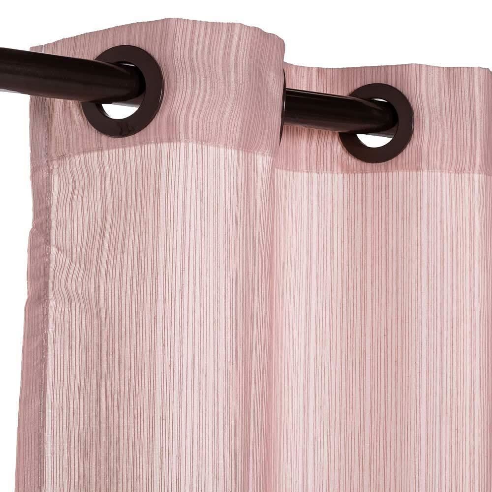 Cortina Para Sala E Quarto Pantex Rústica 2,60X1,70 M Havan Casa - Dusk Rose