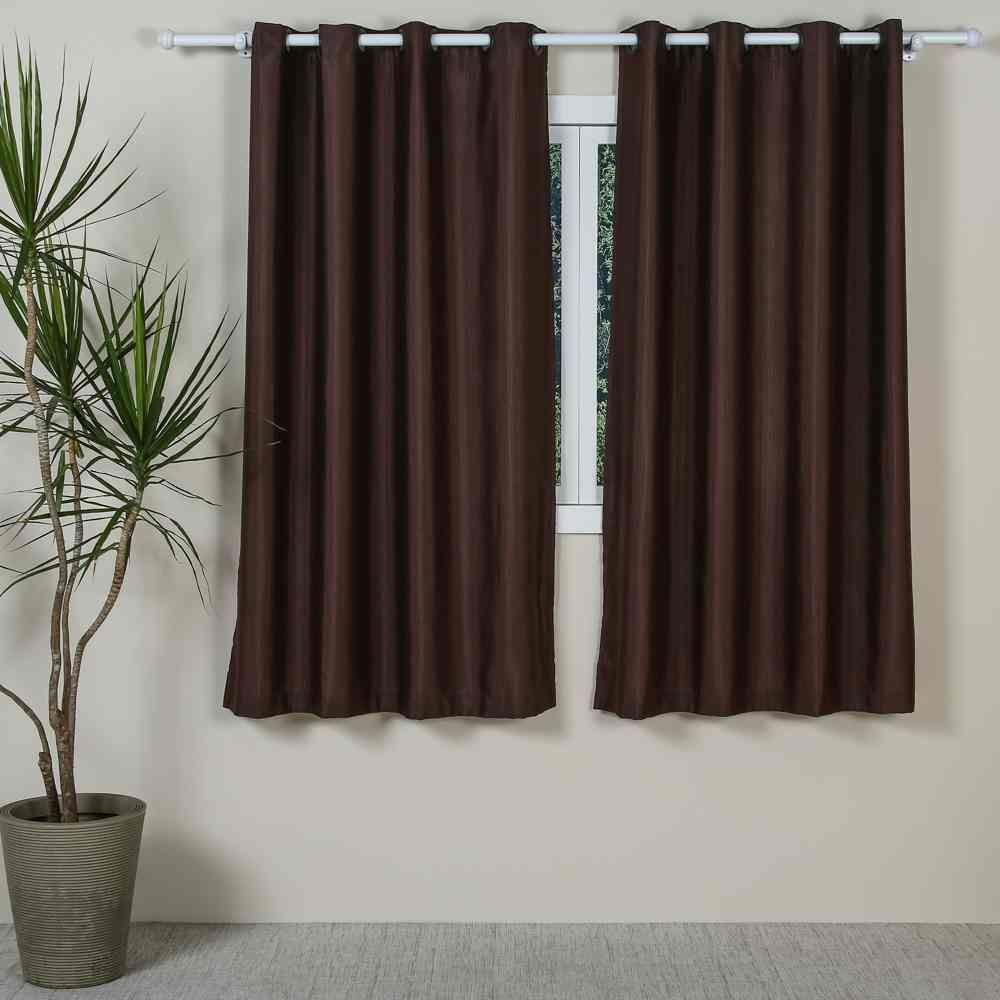 Cortina Para Sala E Quarto Pantex Rústica 2,60X1,70 M Havan Casa - Cafe