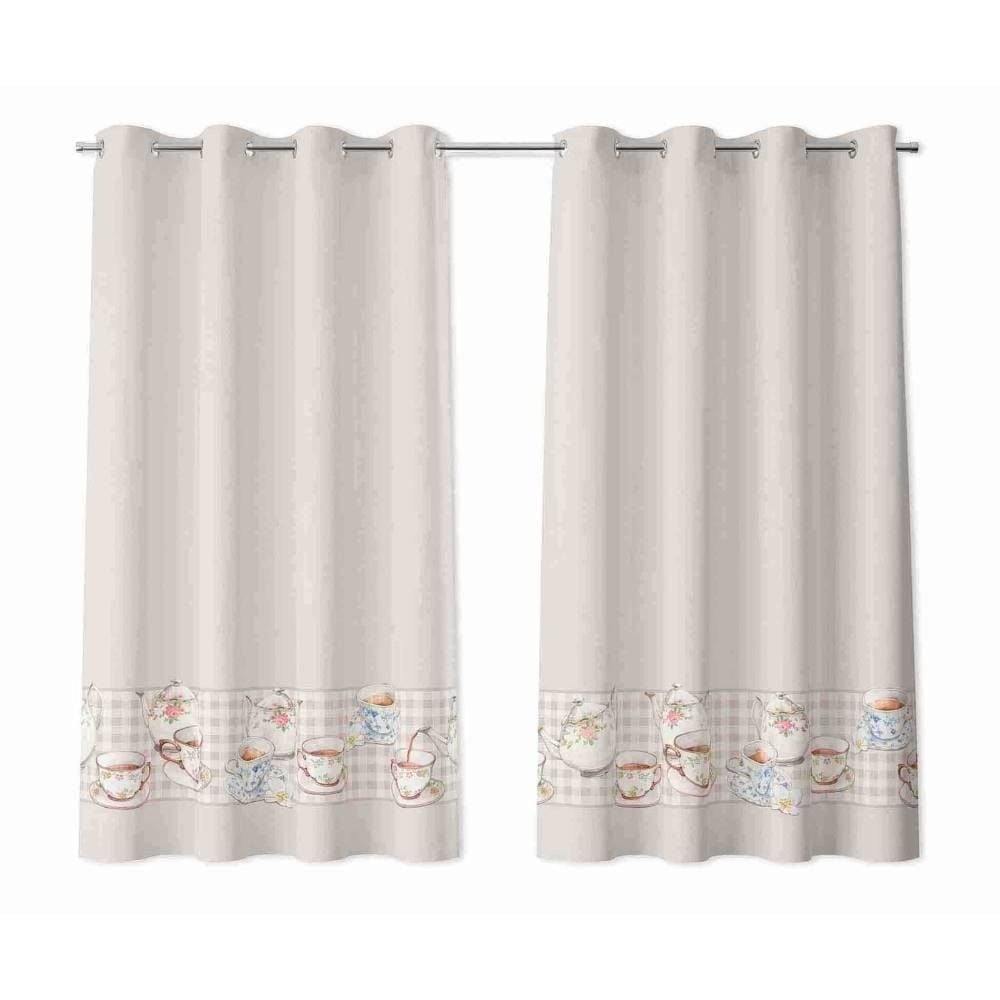 Cortina Para Cozinha Gourmet 2,60X1,20 M Havan Casa - Chá
