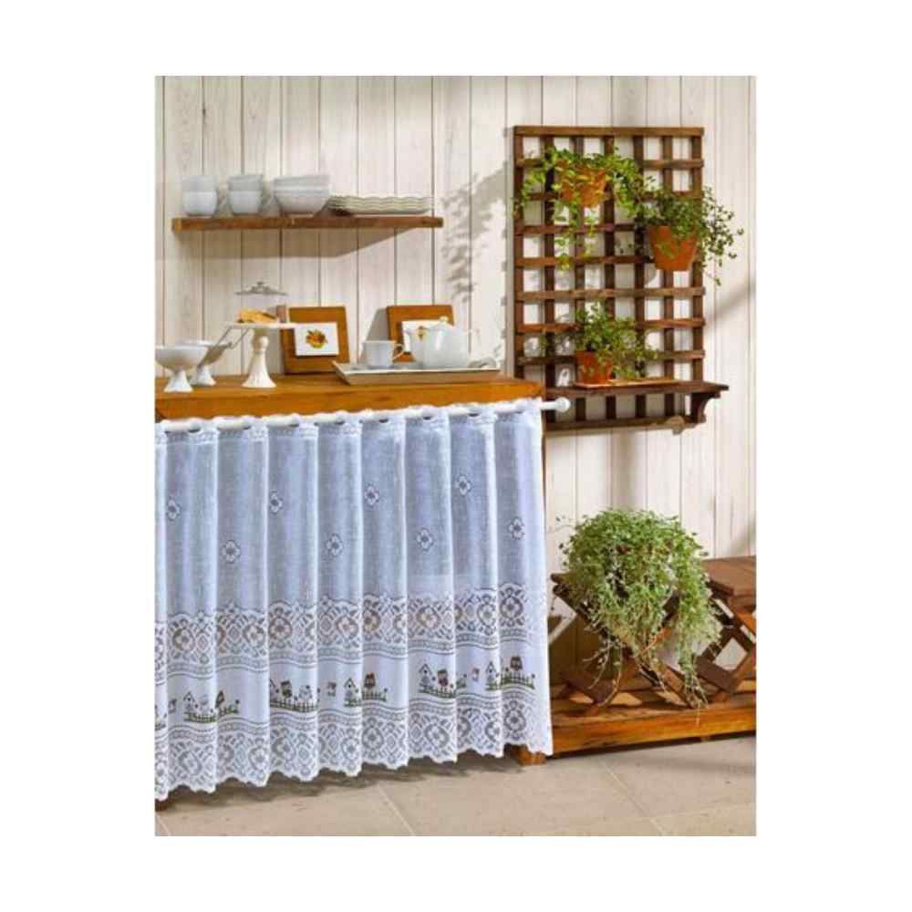 Cortina Para Cozinha Valencia Havan Casa - Corujinhas