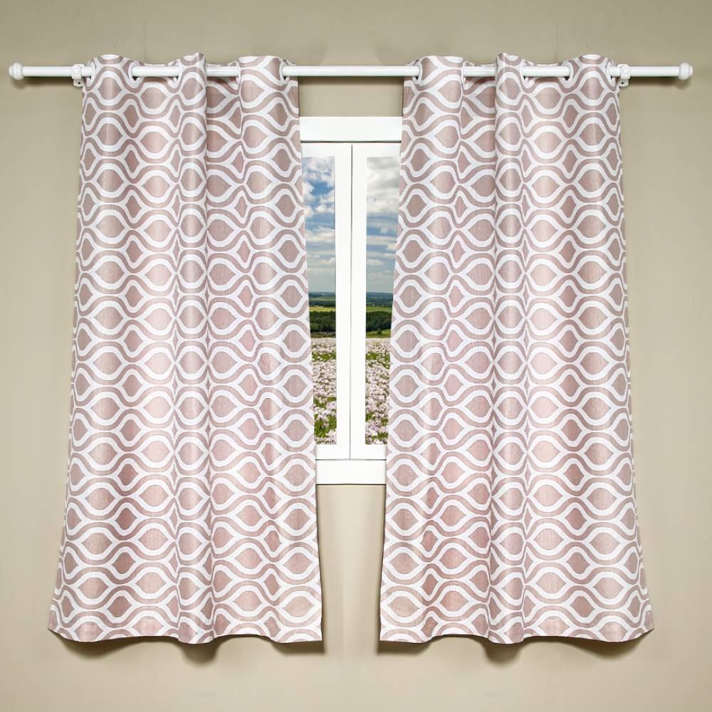 Cortina Para Quarto E Sala 2,40X1,70 M Veneza Havan Casa - Ondulado Rosa