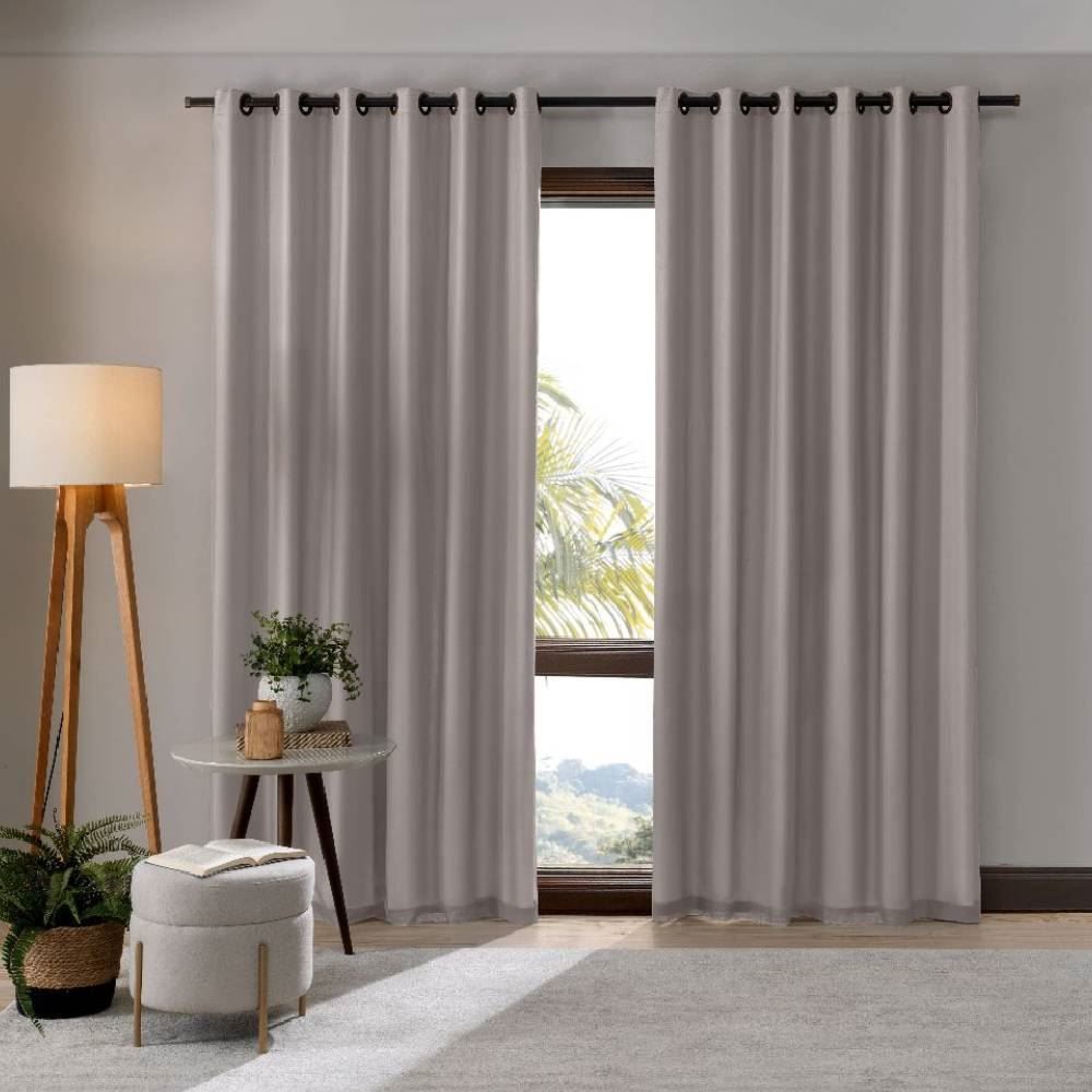 Cortina para Quarto e Sala Bellini 5,40X2,80 m Inove Duplex Bellini Havan Casa - Areia