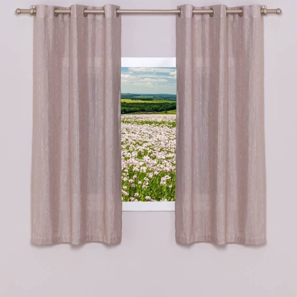 Cortina Para Sala E Quarto Chenille 2,60X1,70M Havan Casa - Córdoba Bege