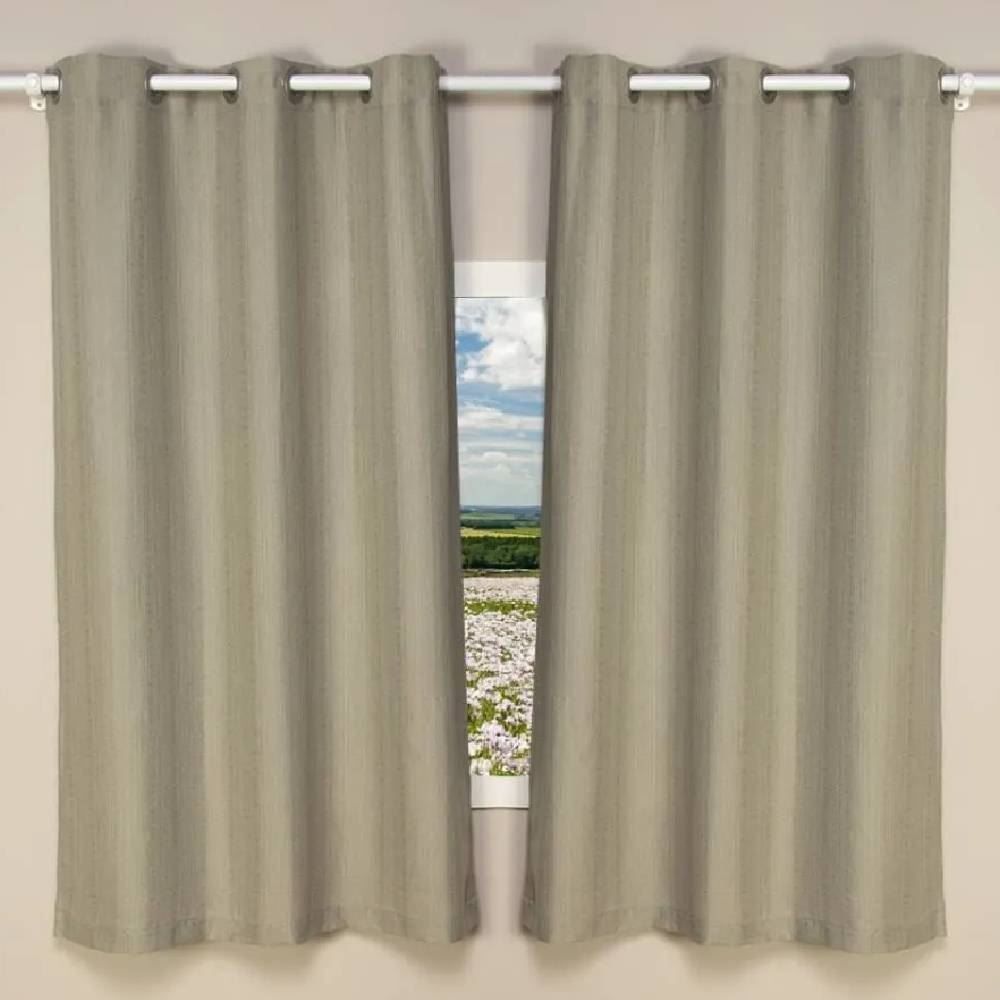 Cortina Para Sala Ou Quarto Rústica Veneza 2,40X1,70 M Havan Casa - Verde