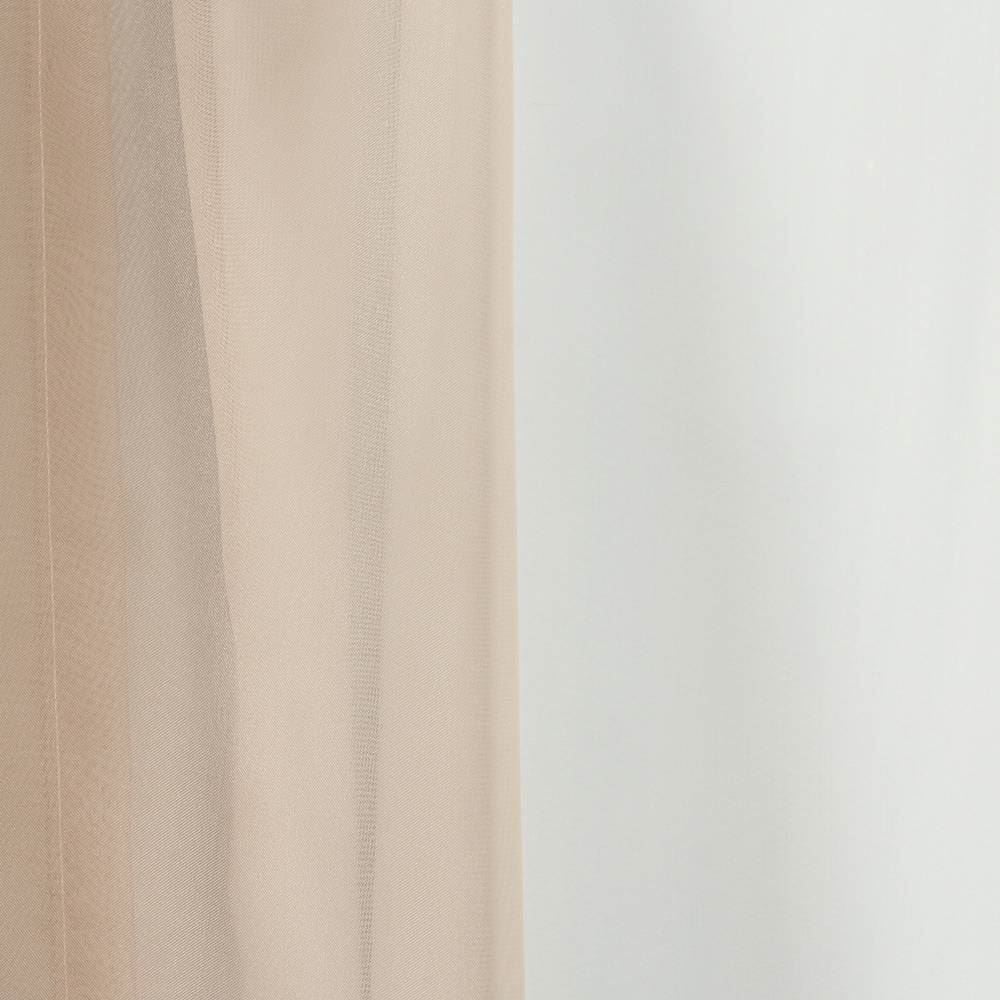 Cortina Pratika 3,60X2,50M Lisa Slim Voil Havan - Areia