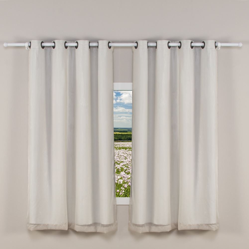 Cortina Pratika Lisboa Slim 2,60X1,70M Com Forro Havan Casa - Areia