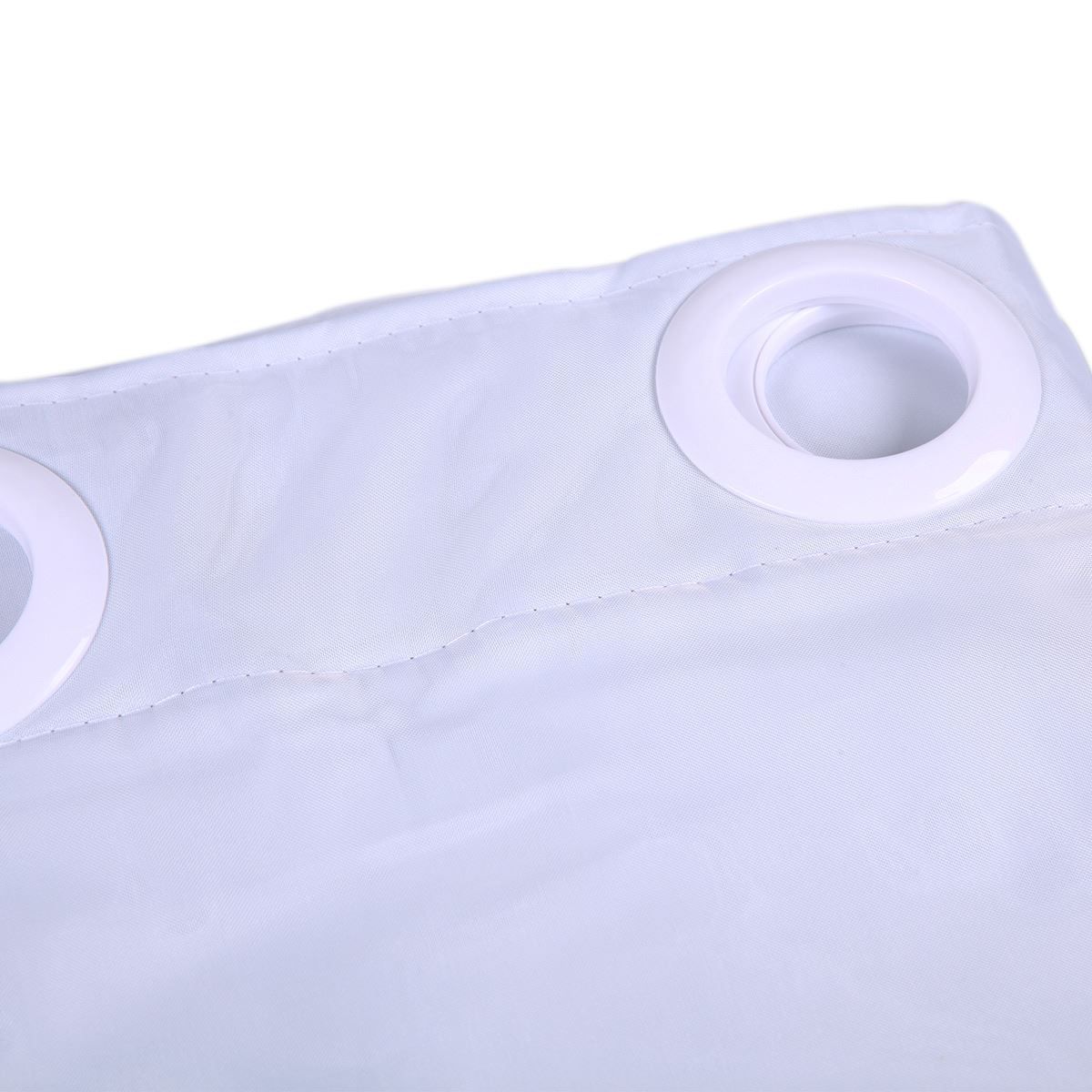 Cortina Pratika Lisa Slim 2,60X1,70M Com Forro - Branco