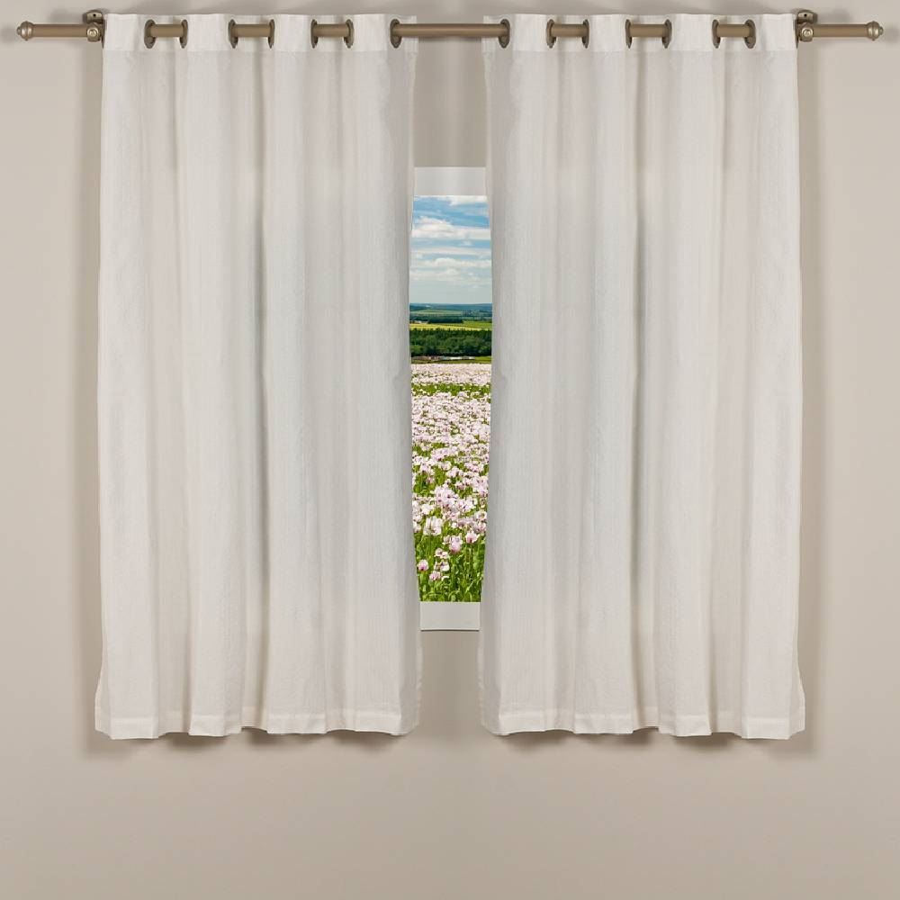 Cortina Para Quarto E Sala 2,60X1,70 M Rústica Madri Havan Casa - Cru