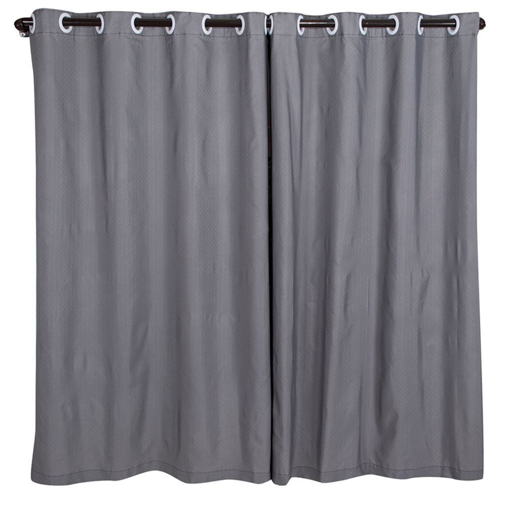 Cortina para Quarto e Sala 2,60X1,70 m Rústica Madri Havan Casa - Titanio