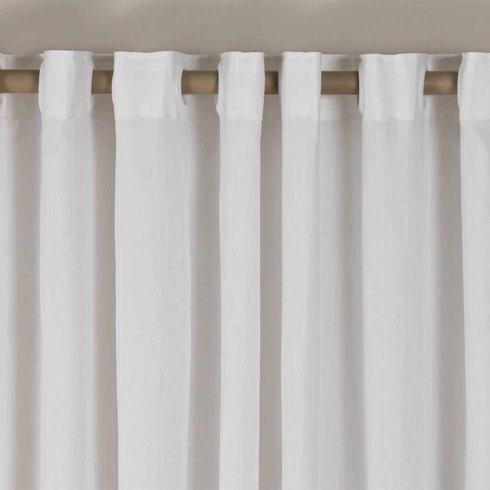 Cortina Rustica 5,40X2,80 M Madri Havan Casa - Branco