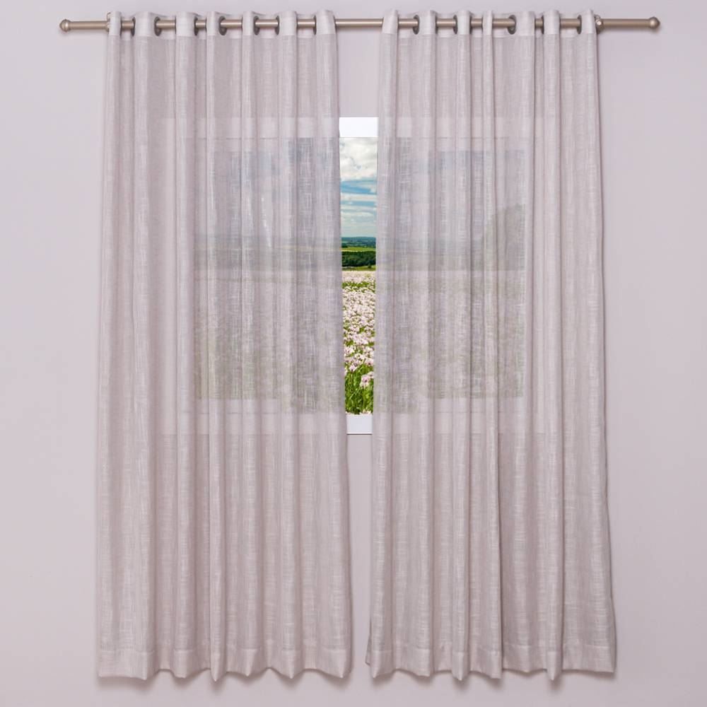 Cortina Rústica Luxor 4,20X2,30 M Havan Casa - Bege