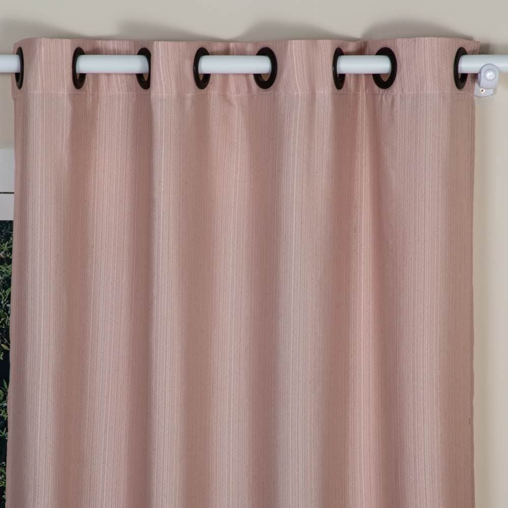 Cortina Sala E Quarto Rústica Pantex 2,60X2,30 M Havan Casa - Dusk Rose