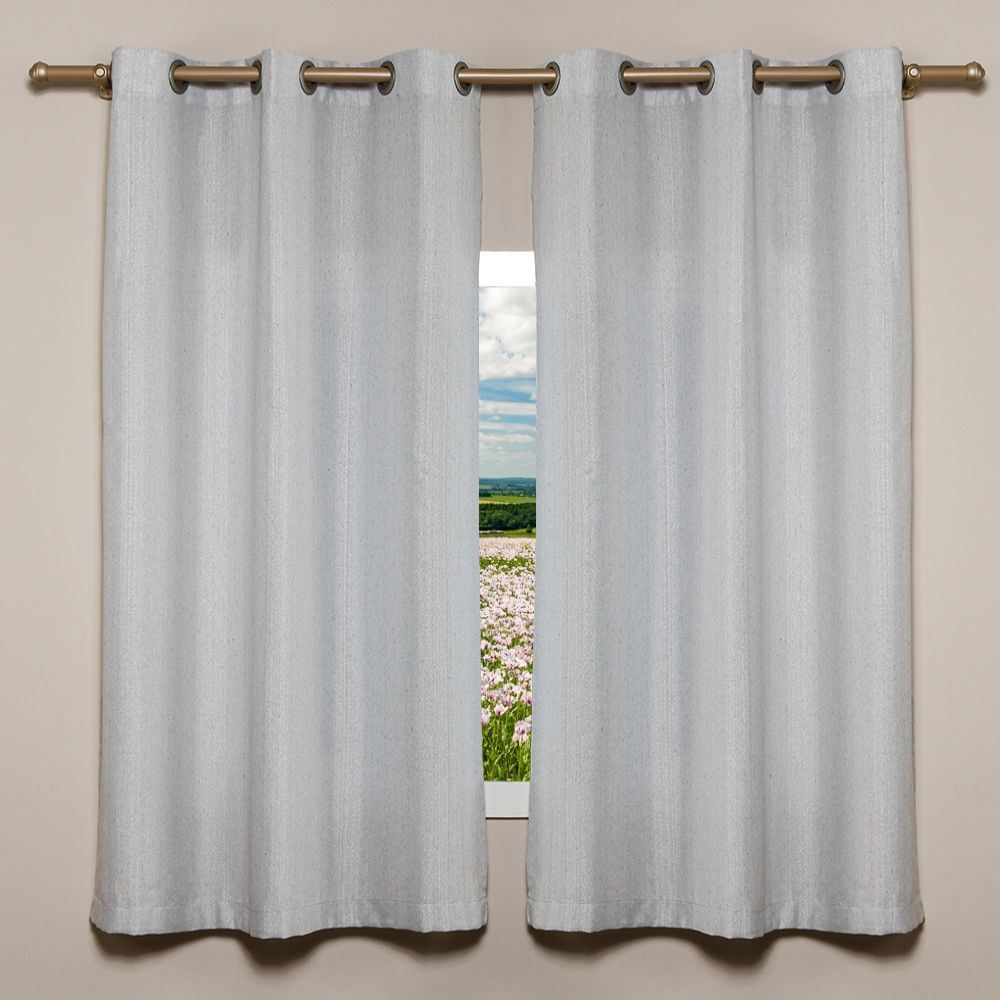 Cortina Para Sala Ou Quarto Rústica Veneza 2,40X1,70 M Havan Casa - Cinza Mescla