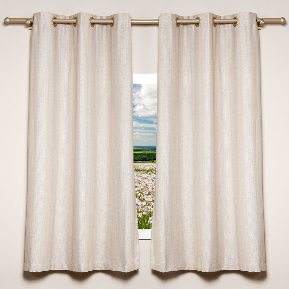 Cortina Para Sala Ou Quarto Rústica Veneza 2,40X1,70 M Havan Casa - Natural