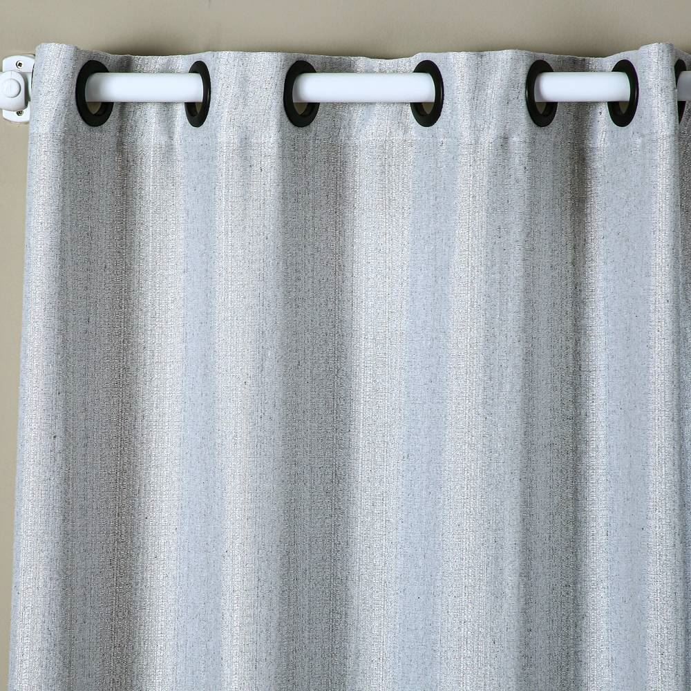 Cortina Veneza Para Quarto E Sala 2,60X2,30 M Rústica Havan Casa - Cinza Mescla