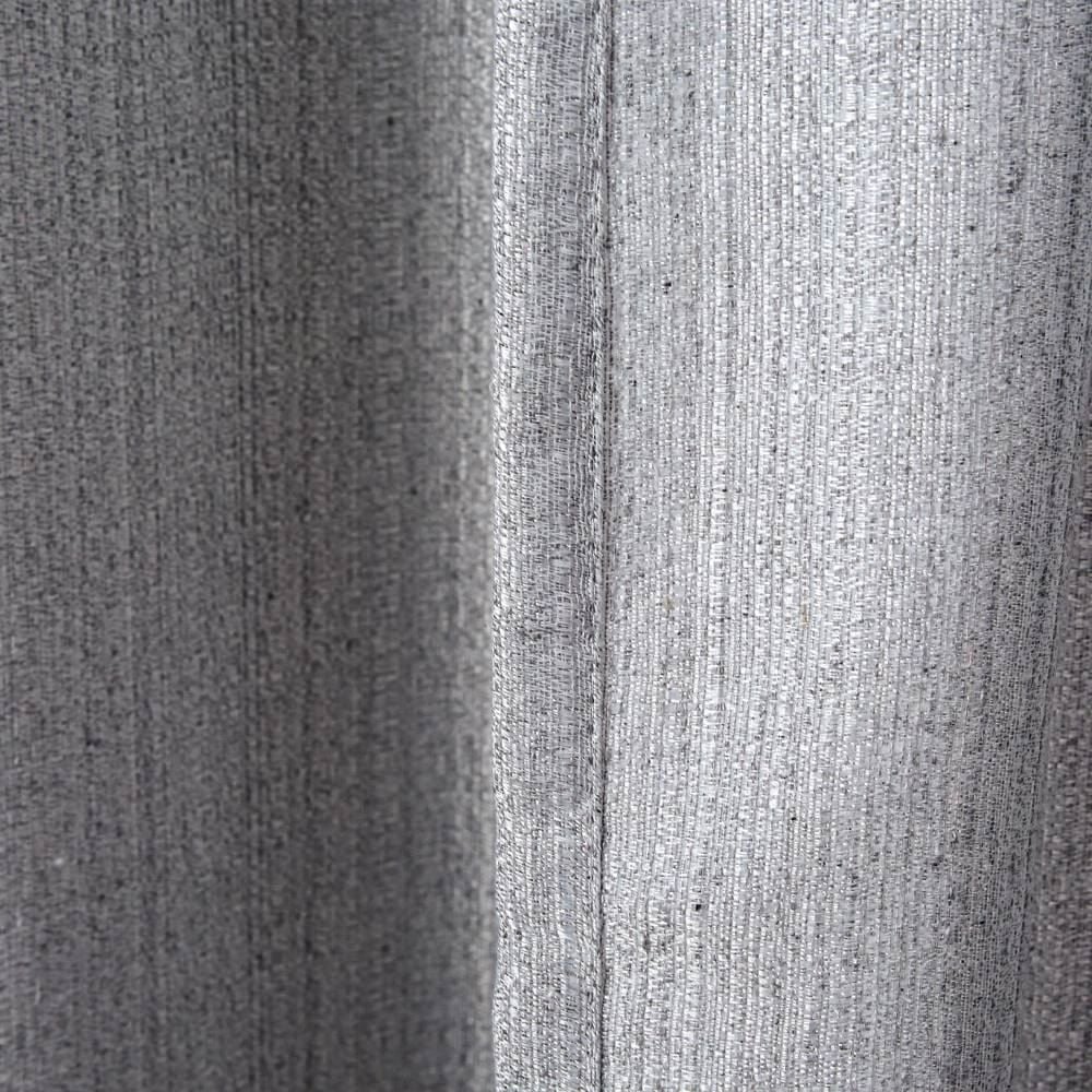 Cortina Veneza Para Quarto E Sala 2,60X2,30 M Rústica Havan Casa - Cinza Mescla