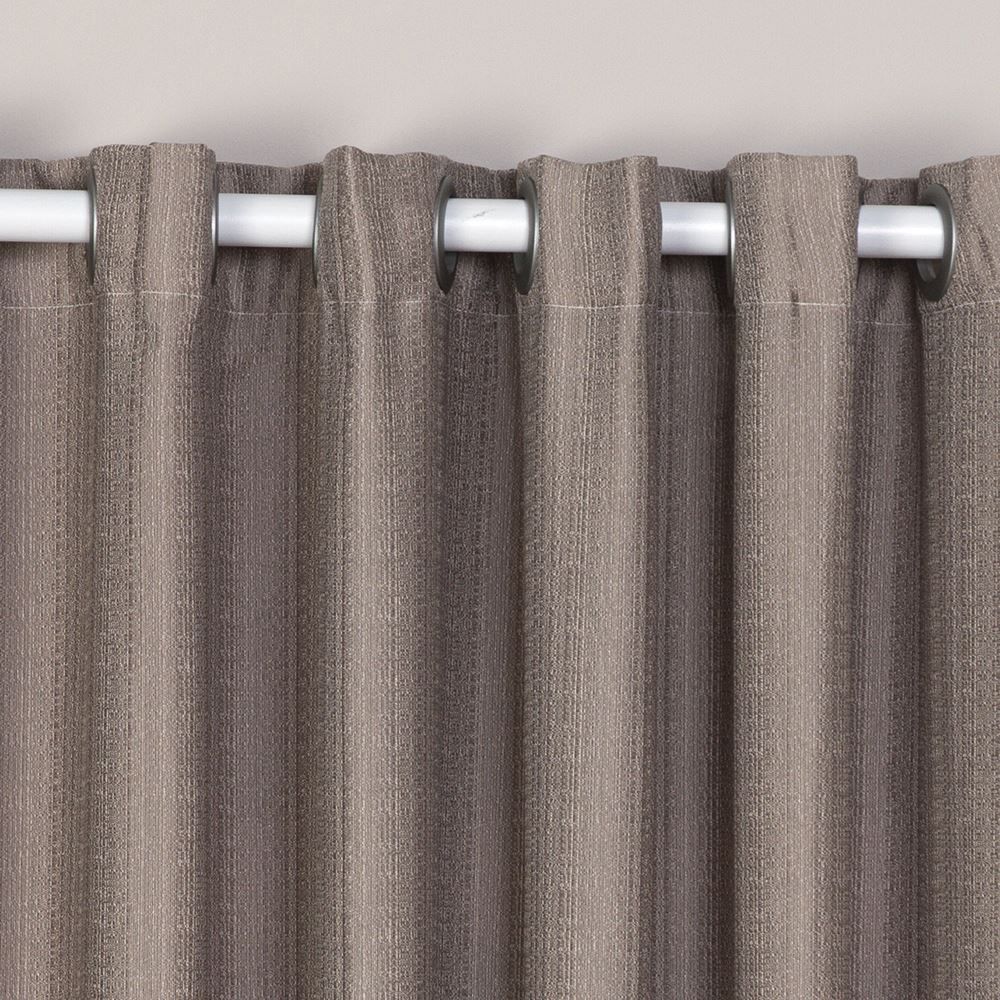 Cortina Para Quarto Ou Sala 4,00X2,30M Rústica Veneza Havan Casa - Cru