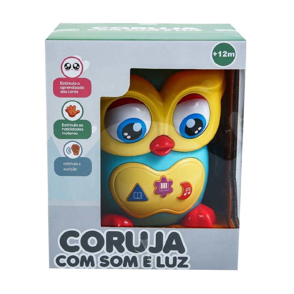 Coruja Com Som E Luzes Havan Toys - HBR0506