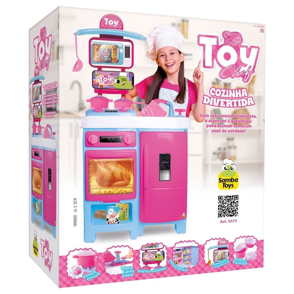Cozinha Divertida Toy Chef Samba Toys - 0575