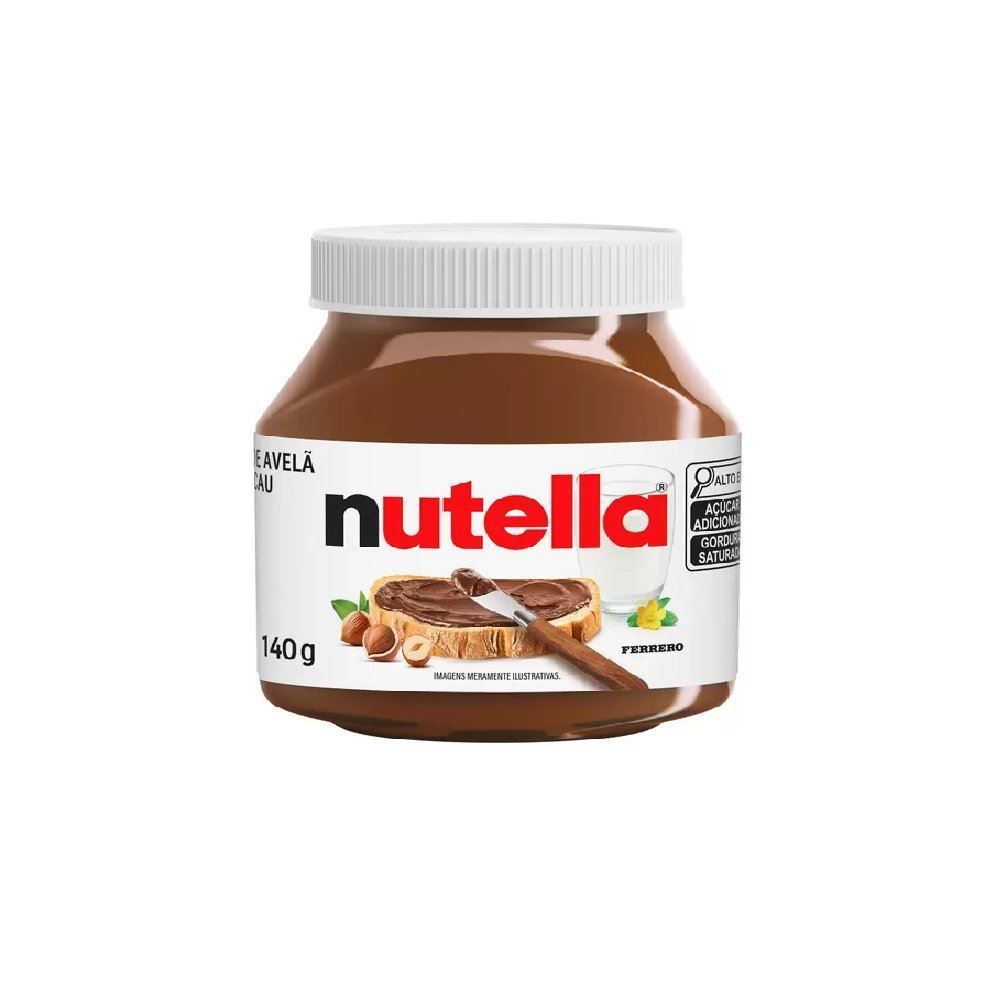 Creme De Avelã Com Cacau Nutella - 140g