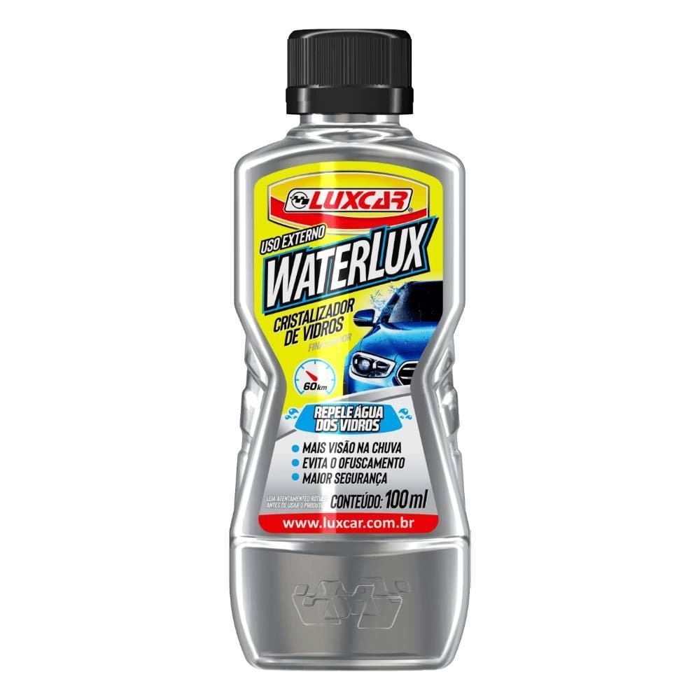 Cristalizador De Vidros 100Ml Waterlux Luxcar - 2597
