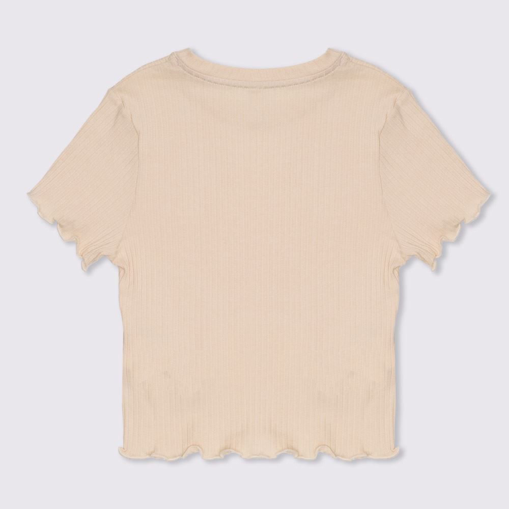 Cropped 12 a 16 anos Canelado Viscose Marmelada