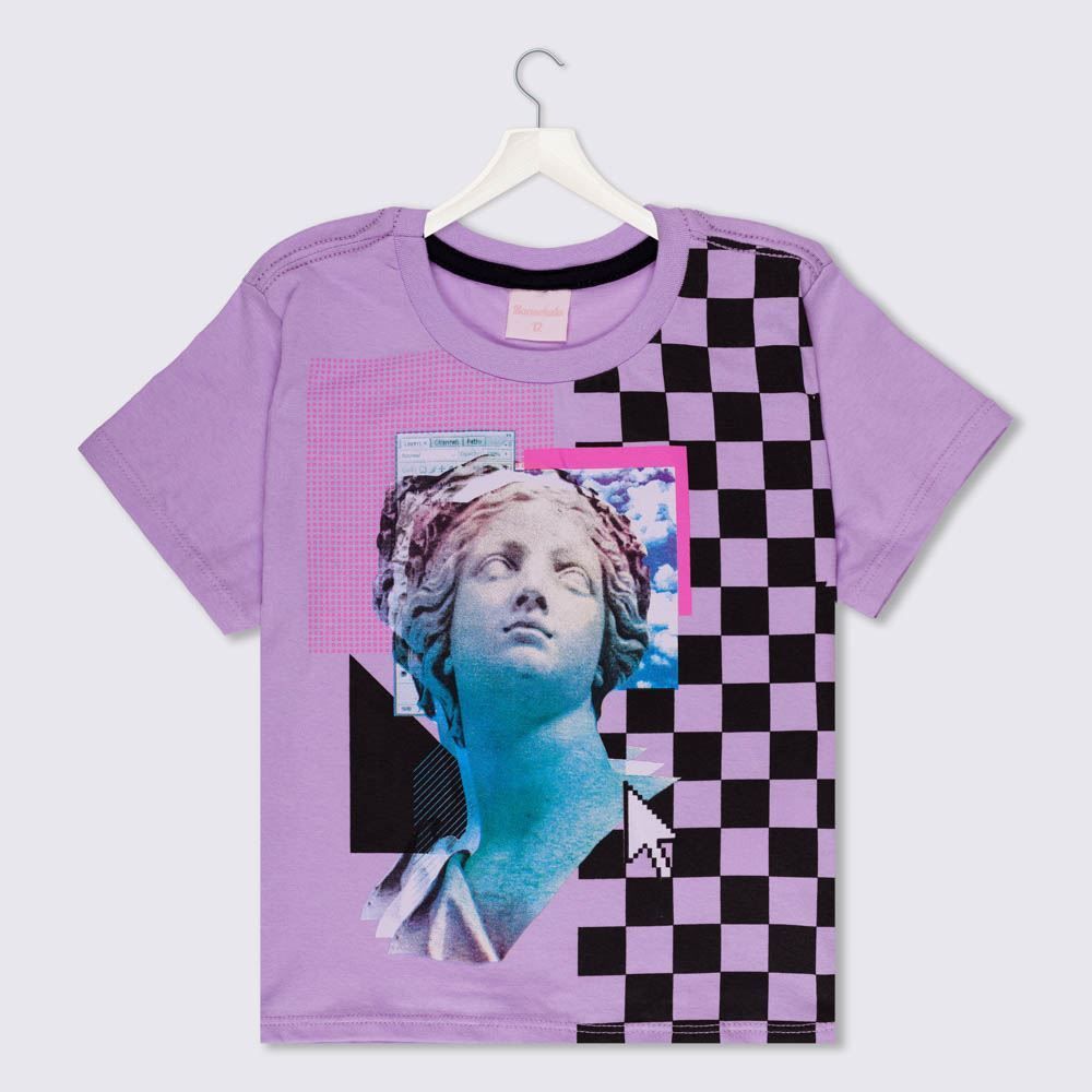 Cropped 12 a 16 anos Estátua Digital Marmelada