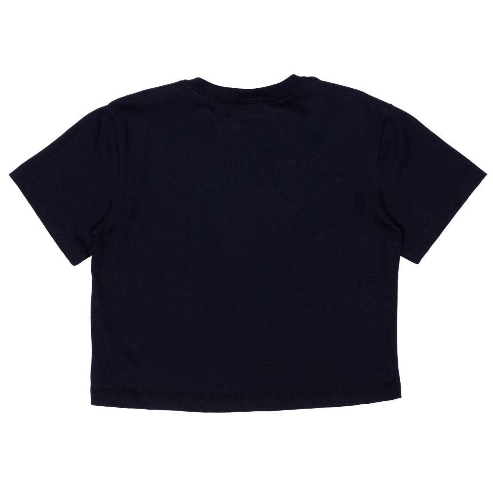 Cropped 4 a 10 anos Malha Escrita em Glitter Marmelada