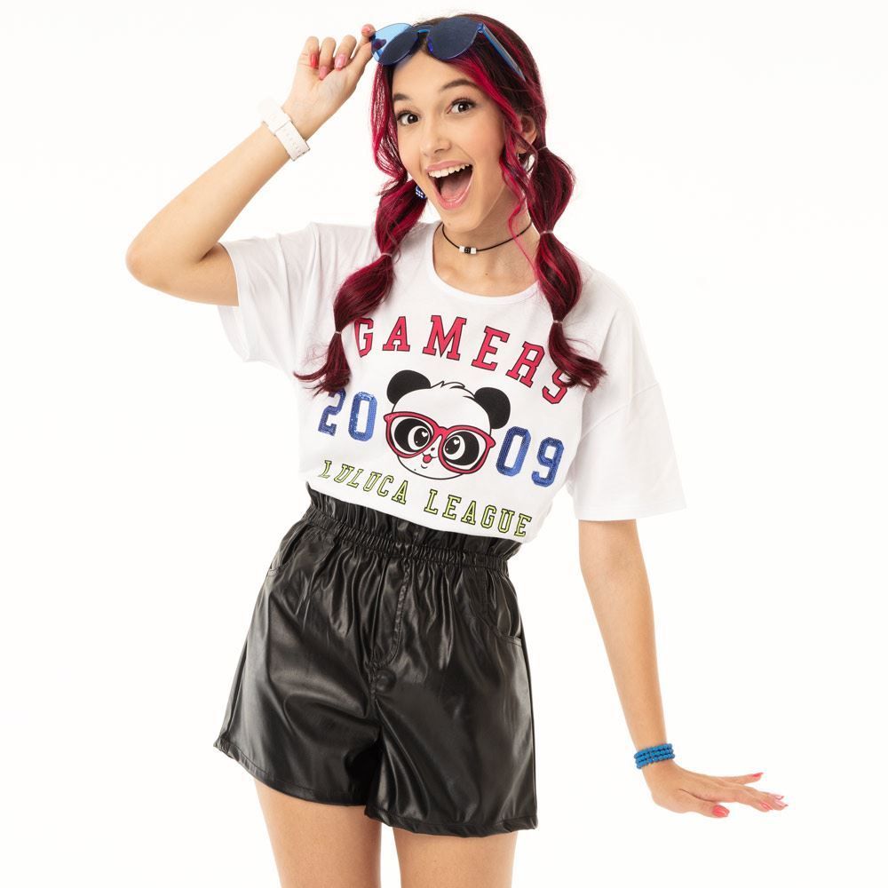 Cropped 8 a 16 anos Luluca Lantejoulas Brandili