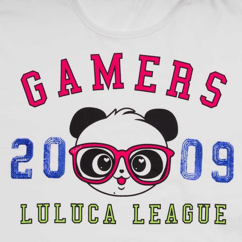 Cropped 8 a 16 anos Luluca Lantejoulas Brandili