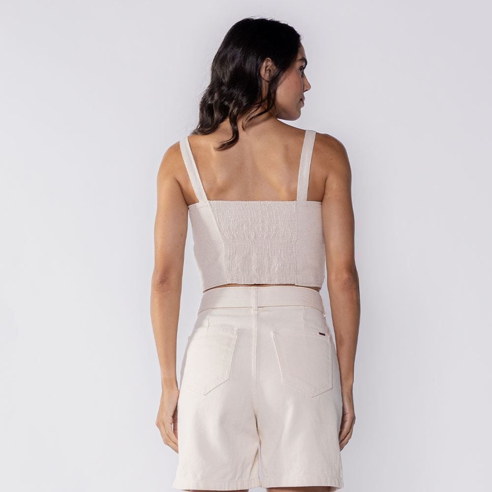 Cropped Feminino De Viscose Boby Blues