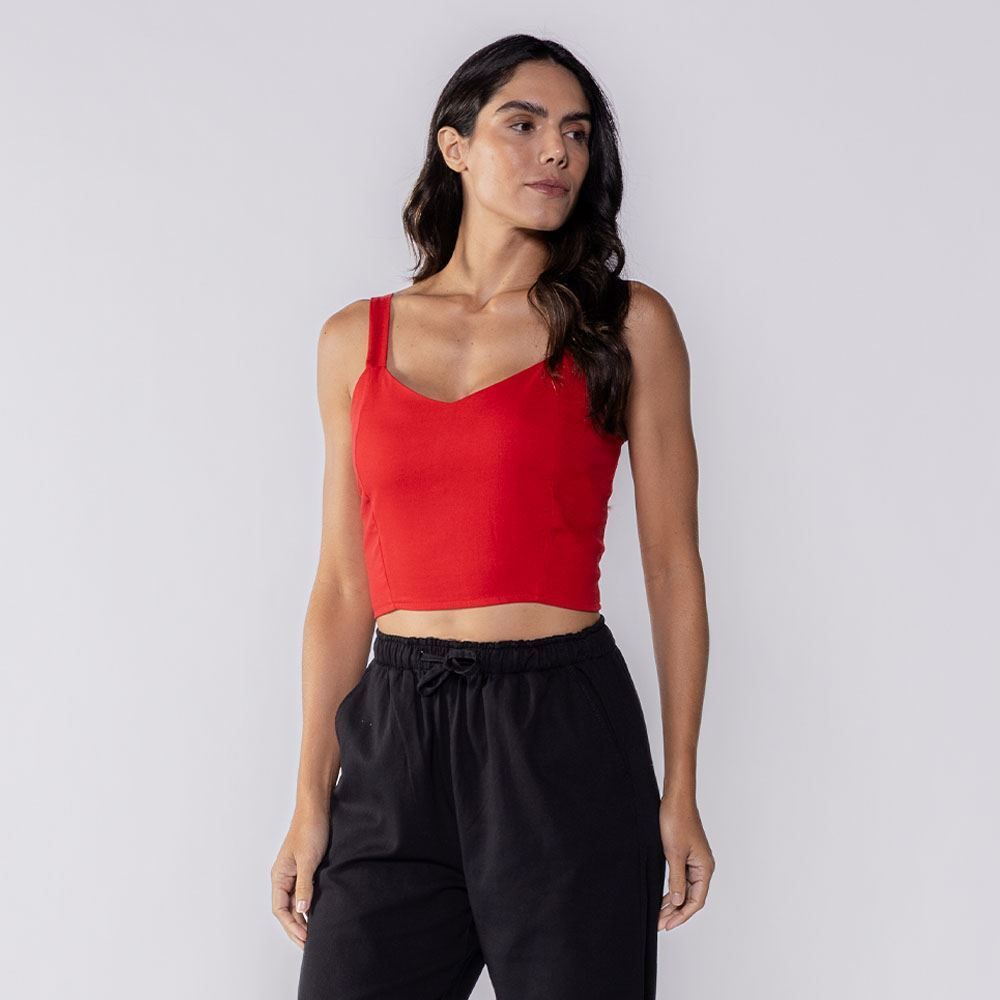 Cropped Feminino De Viscose Boby Blues