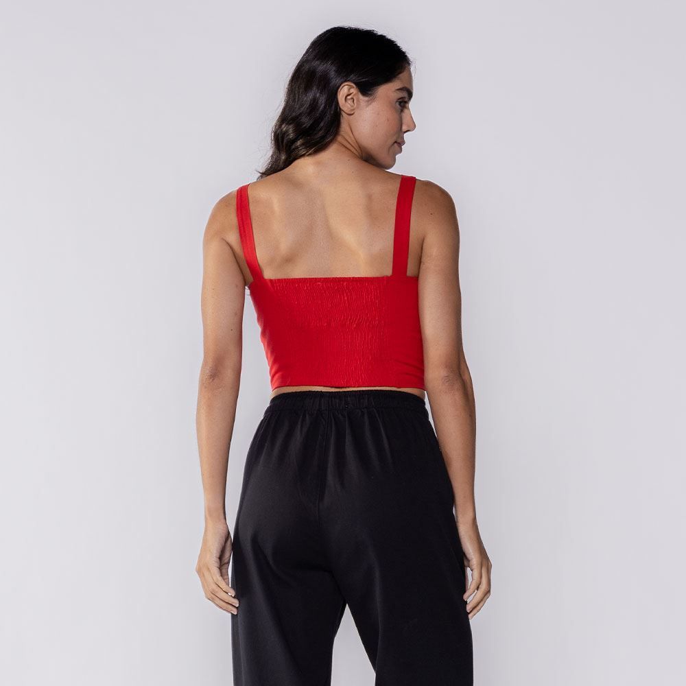 Cropped Feminino De Viscose Boby Blues