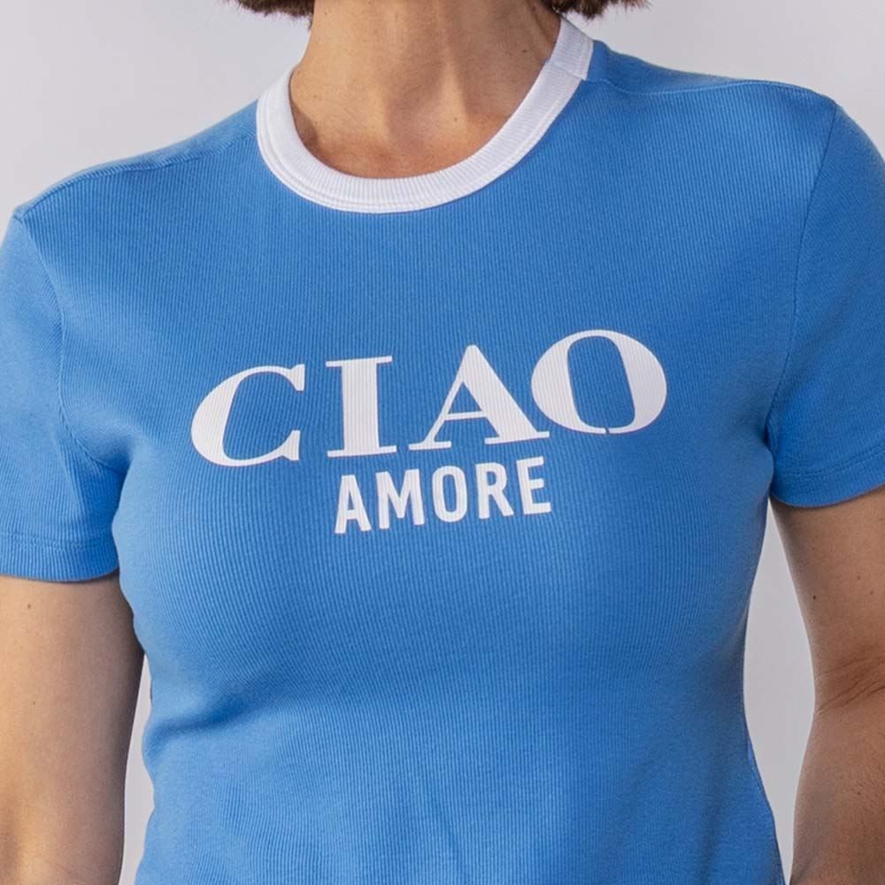 Cropped Feminino Ciao Amore Boby Blues