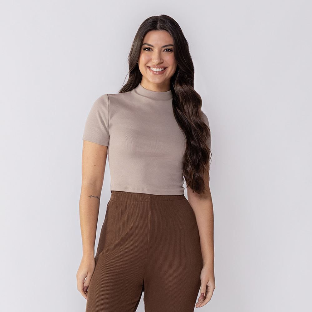 Cropped Feminino De Ribana Boby Blues